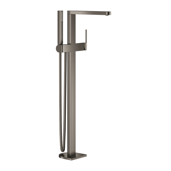 Grohe Plus vrijstaande badmengkraan met douchekop Brushed Hard Graphite