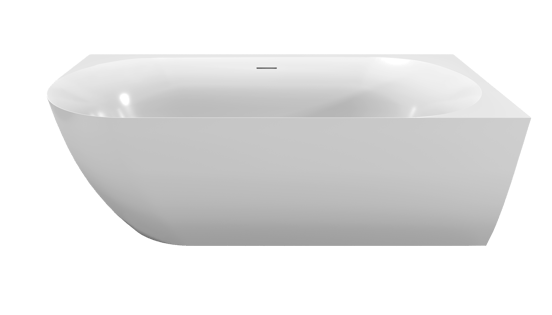 Luca Varess Otello tweepersoons hoekbad rechts 170 x 80 cm acryl Glanzend Wit