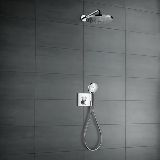 Hansgrohe Raindance Select S300 hoofddouche met muursteun ø30cm chroom