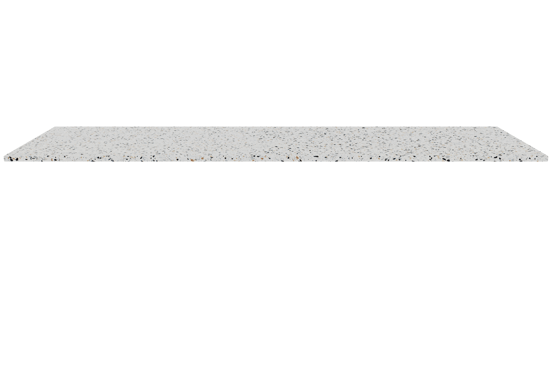 Balmani Stretto enkel of dubbel tablet Bianco Nero terrazzo 180 x 55 cm