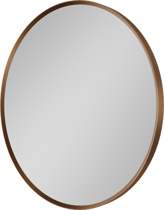 Balmani Auro ronde toiletspiegel Brushed Rosegold Ø 45 cm