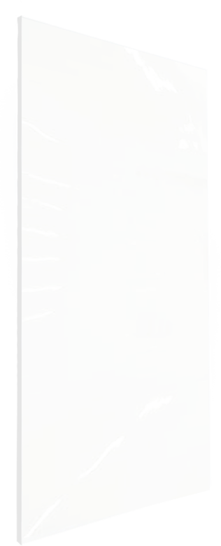 Linie Wall Duschrückwand: 140 x 260 cm, Acryl, Weiß Glänzend