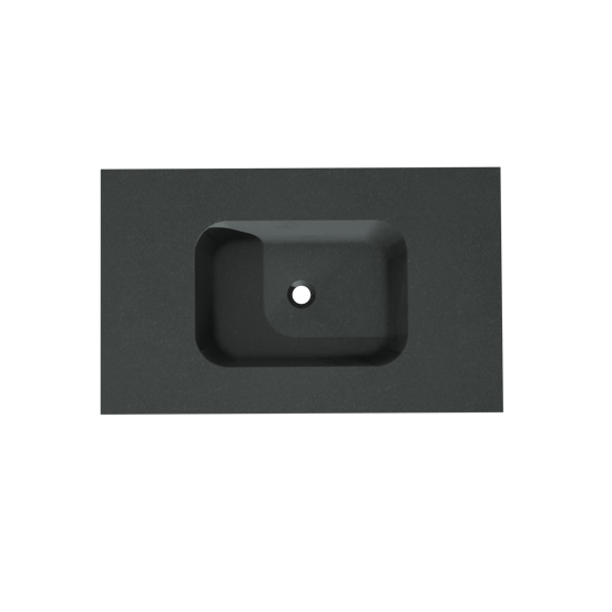 Balmani Tablo Arcato enkele wastafel verzoete graniet 90 x 55 cm