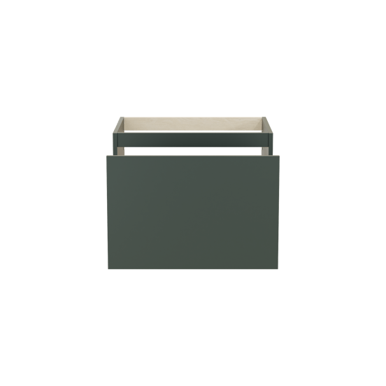 Balmani Sfera hängender Waschbeckenunterschrank: 67,5 x 55 cm, Forest, 2 Schubladen