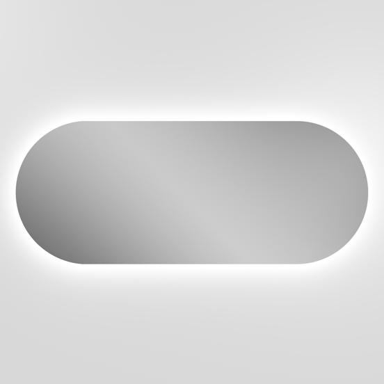 Balmani Cloud miroir ovale lumineux et anti-buée 160 x 65 cm
