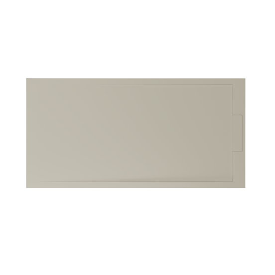 Balmani Andes douchebak 180 x 90 cm top solid zijdegrijs