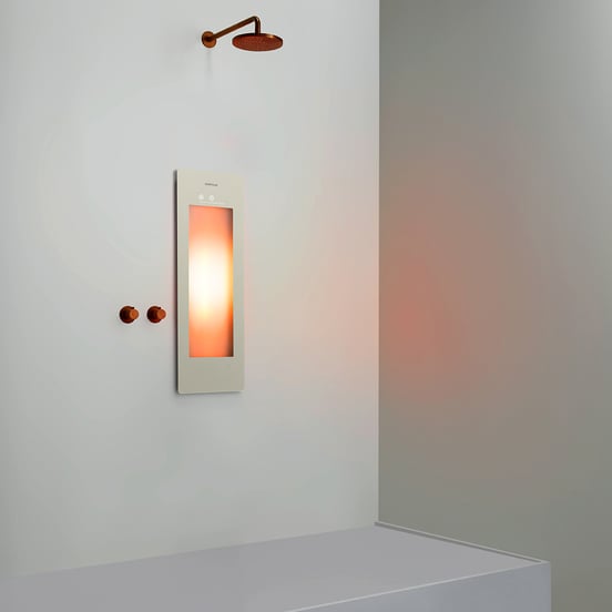 Sunshower One S Infrarood Inbouw sand white