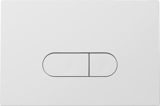 Riana bedieningspaneel Hoogglans Wit voor Geberit Duofix UP100 inbouwreservoir