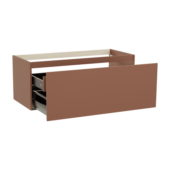 Balmani Sfera zwevende wastafelonderkast 120 x 55 cm Cotto 2 lades