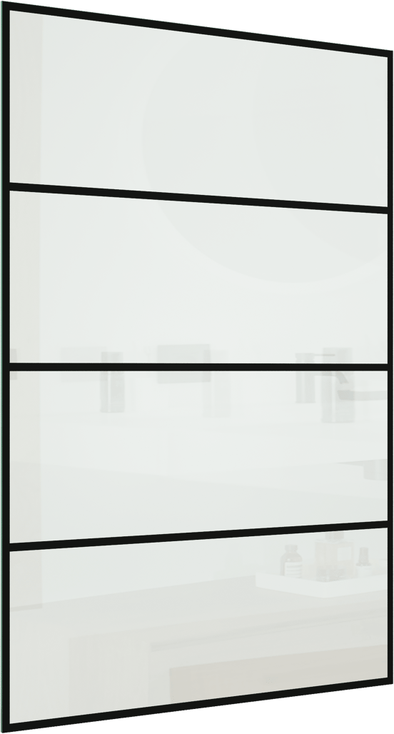 Linie Duschwand Glas: Stripes, 136 x 200 cm