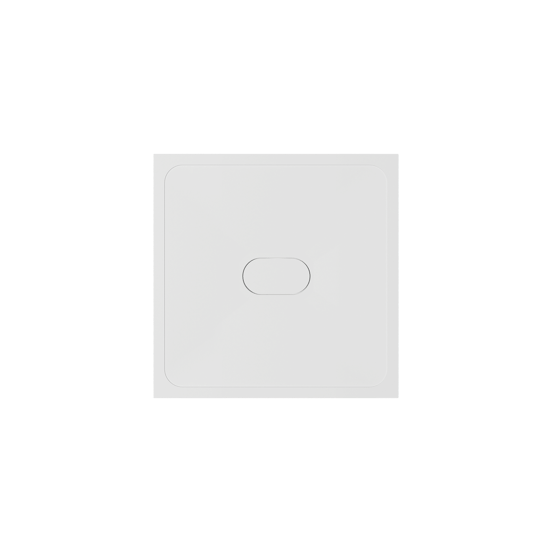 Balmani Artic douchebak 90 x 90 cm top solid mat wit