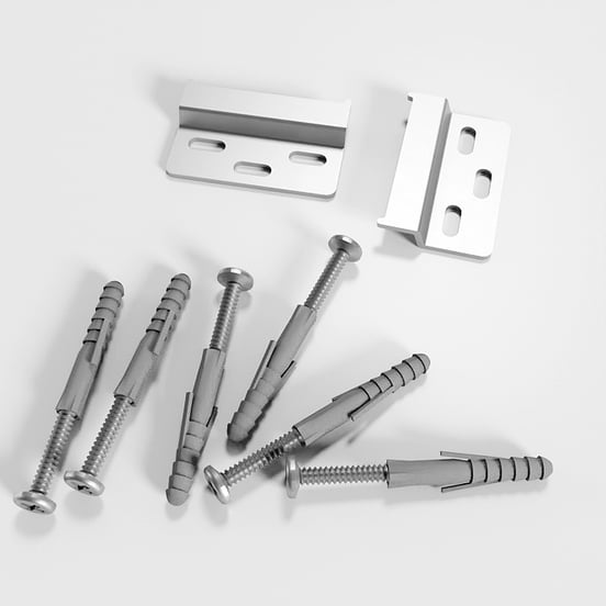 Balmani Forma zwevend toiletmeubel 42 x 21 cm naturel eiken met Dama wastafel in Dark Emperador marmer