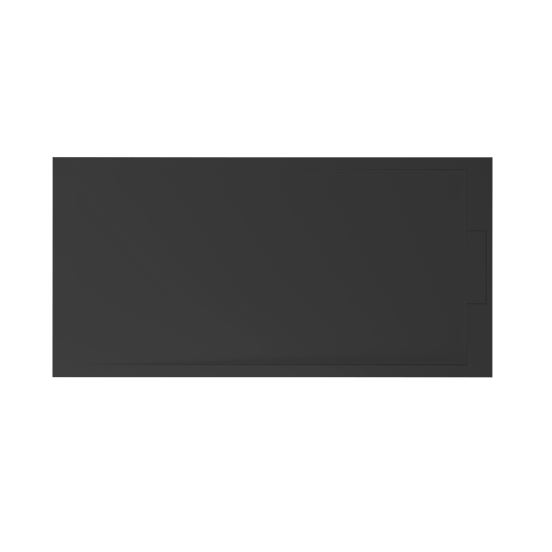 Balmani Andes douchebak 180 x 90 cm top solid Mat Zwart