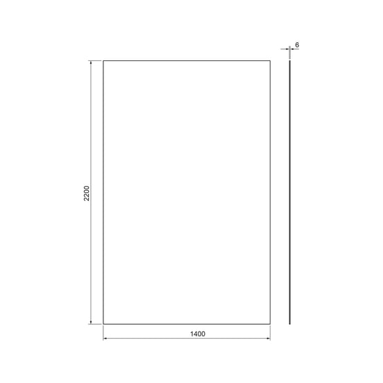 Balmani Studio douchewandpaneel 140 x 220 cm keramiek Calacatta