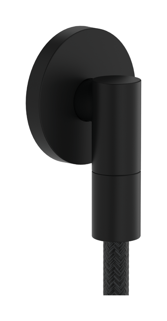 Hansgrohe Fixfit Fine S doucheslangaansluiting 1/2" mat zwart