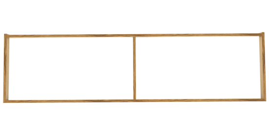 Balmani Lucida Sockel für Bad-Unterschrank, Teak, 180 x 55 cm