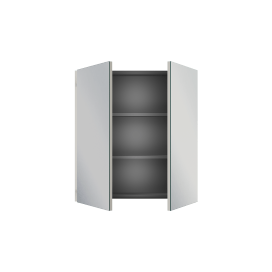 Linie Montro armoire de toilette 70 x 75 cm blanc mat