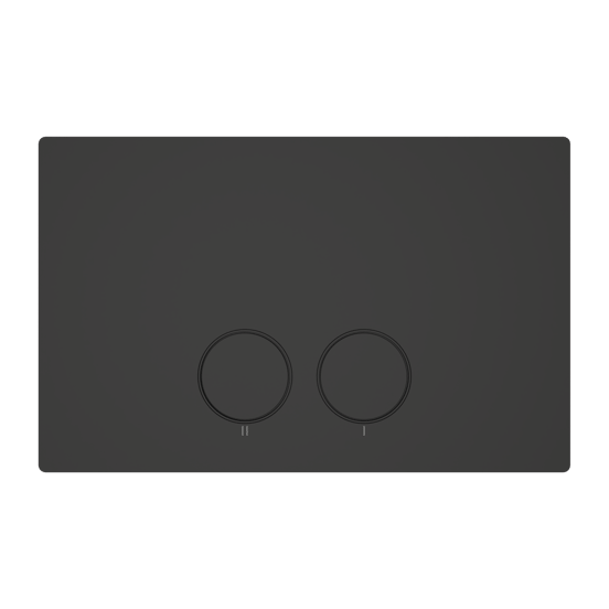 Perleas plaque de commande noir mat pour Ideal Standard Prosys bâti-support