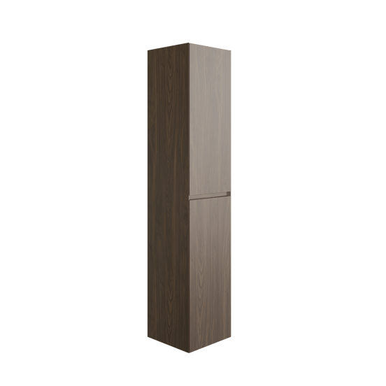 Balmani Mitra zwevend badkamerkast melamine notenhout 35 x 35 x 169 cm