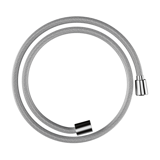 Hansgrohe Designflex Doucheslang 125 cm textiel glanzend chroom