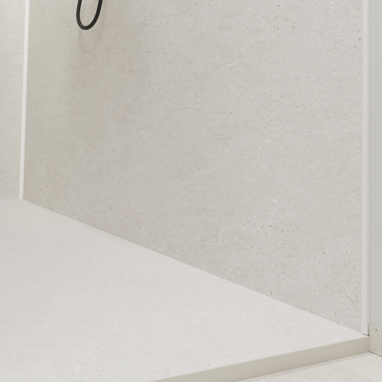 Luca Varess Suite Duschwanne 140 x 90 cm Marmorkomposit Dizzy Light 