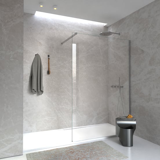 Blaufoss Nola 300 Duschkopf Rund, 30 cm, Wandmontage, Chrom