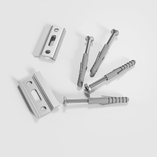 Balmani Fara zwevende toiletmeubelkast 45 x 22 cm Amerikaanse notelaar