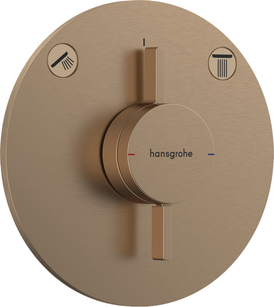 Hansgrohe DuoTurn S inbouw mengkraan Brushed Bronze