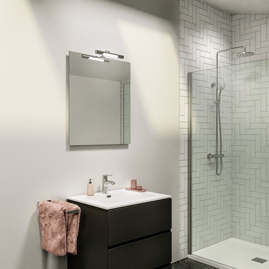 Storke Soto rechthoekig badkamerspiegel 65 x 75 cm