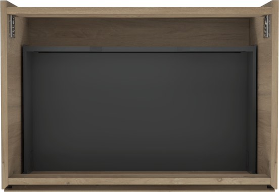 Storke Edge hängender Waschbeckenunterschrank: 75 x 52 cm, Eiche rustikal, 1 Schublade