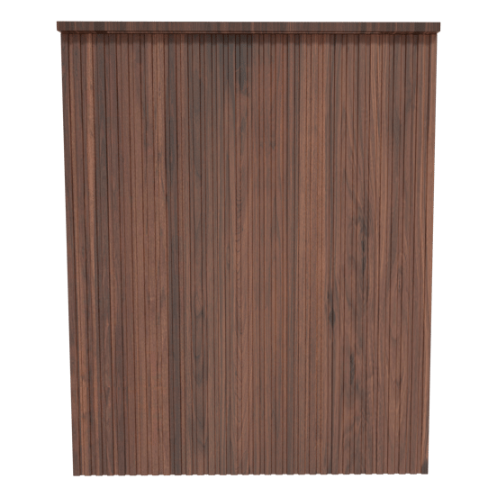 Balmani Forma hängender Waschbeckenunterschrank: amerikanischer Nussbaum, 42 x 21 cm