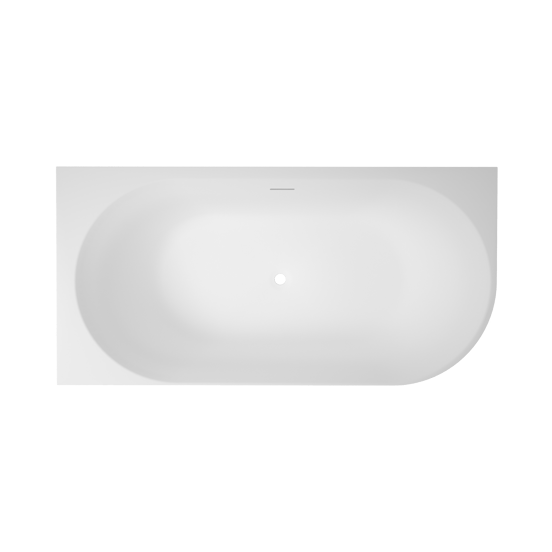 Luca Varess Otello baigNoire d'angle gauche duo 170 x 80 cm acrylique Noir Mat