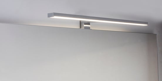 Balmani Cubico LED Spiegelbeleuchtung: 65 cm, Chrom, 4100K
