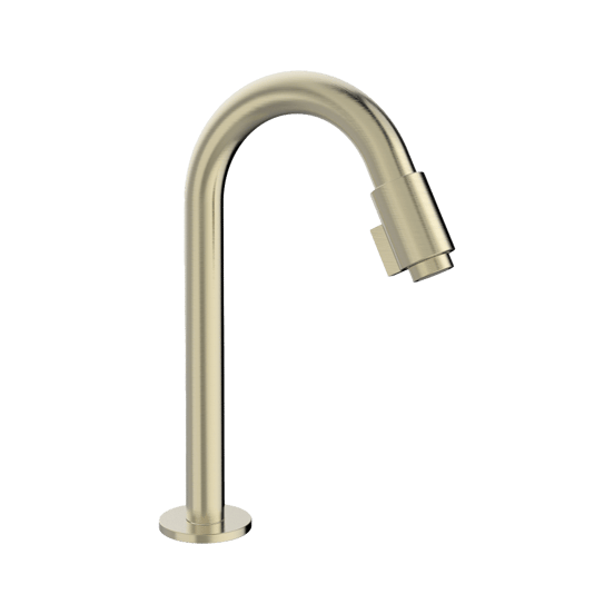 Blaufoss Ottawa Kaltwasserhahn: Erhöht, Brushed Champagne Gold