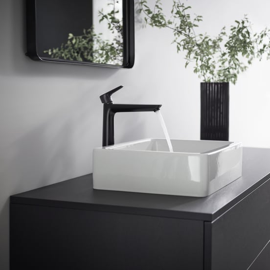 Hansgrohe Talis E 240 robinet de lavabo haut Noir Mat