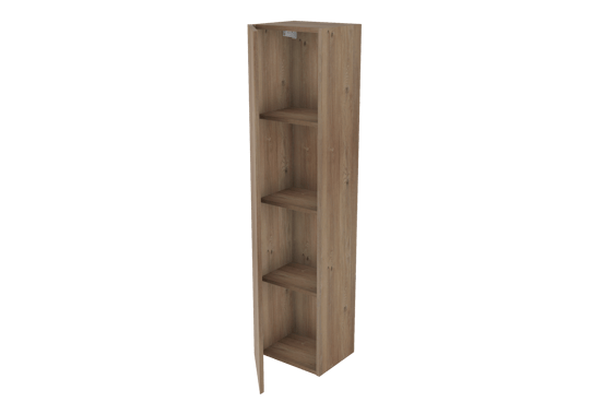 Storke Edge Modulo zwevende badkamerkast ruwe eik 35 x 25 x 150 cm