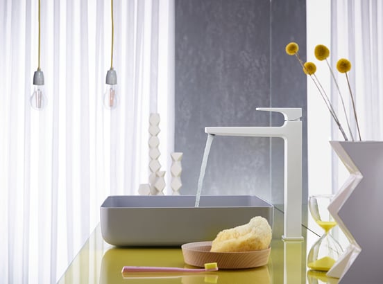 Hansgrohe Metropol 260 verhoogde wastafelkraan Matt White