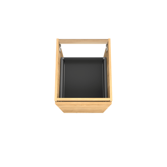 Balmani Lucida staande wastafelonderkast 45 x 55 cm ruw eiken 3 lades