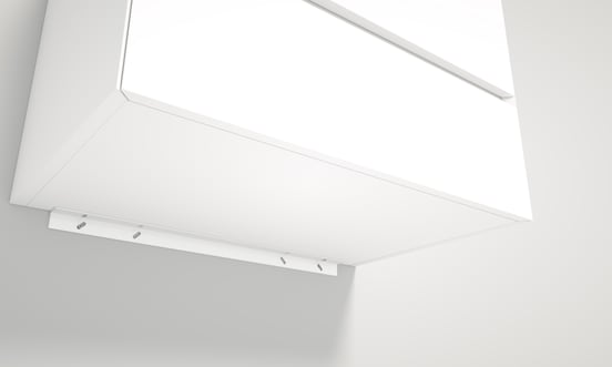 Santeg UniSupport Stützprofil Bad-Unterschrank, weiß, 85 cm