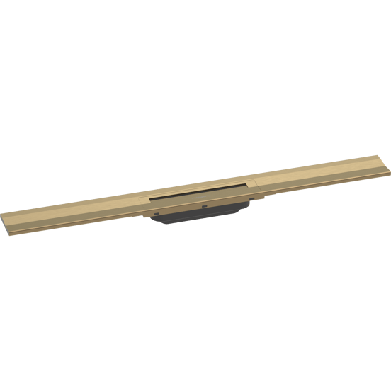 Hansgrohe RainDrain Flex caniveau de douche découpable montage mural 80cm Brushed Bronze