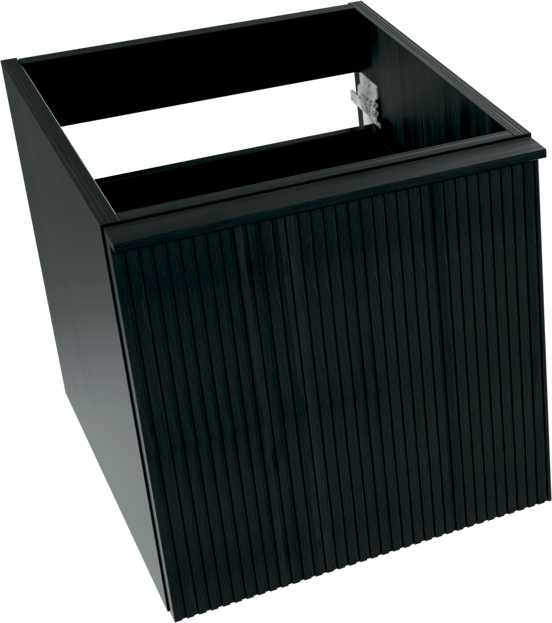 Balmani Forma meuble sous-vasque suspendu 45 x 55 cm chêne noir 2 tiroirs