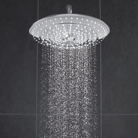 Grohe Euphoria System 310 colonne de douche de pluie mitigeur CoolTouch thermostatique Chrome Brillant