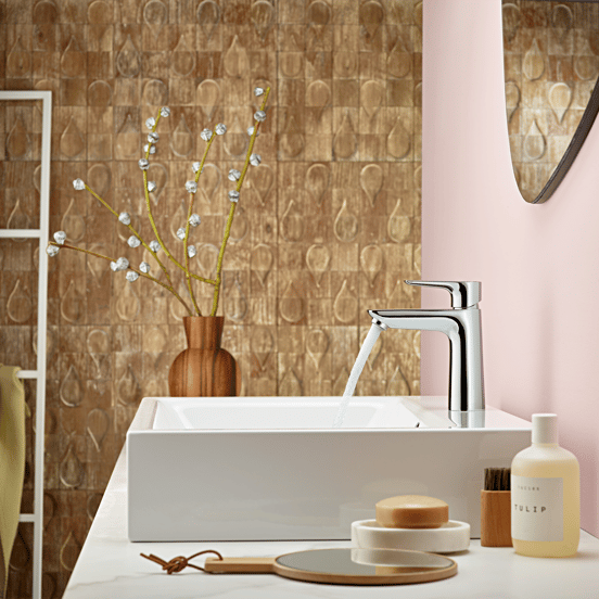 Hansgrohe Talis E 110 Coolstart wastafelkraan Glanzend Chroom