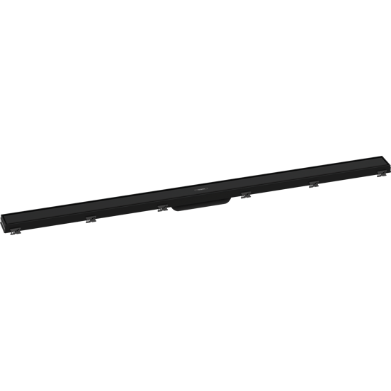 Hansgrohe RainDrain Match caniveau de douche avec cadre réglable en hauteur 120cm Noir Mat