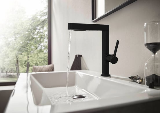 Hansgrohe Finoris 230 robinet de lavabo surélevé Noir Mat