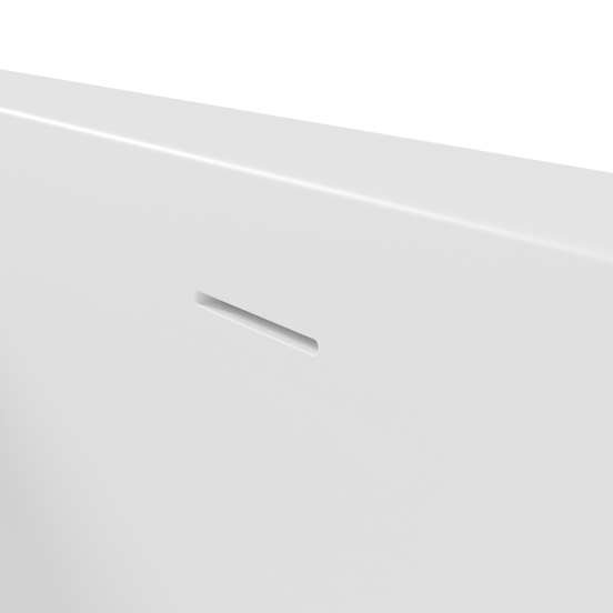 Luca Varess Laguna tweepersoons hoekbad rechts 170 x 85 cm acryl mat wit