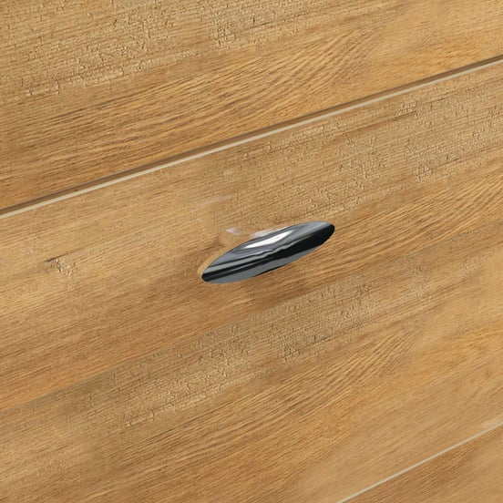 Linie Classo stehender Waschbeckenunterschrank: 120 x 46 cm, Eiche Natur 6 Schubladen 2 Siphonaussparungen