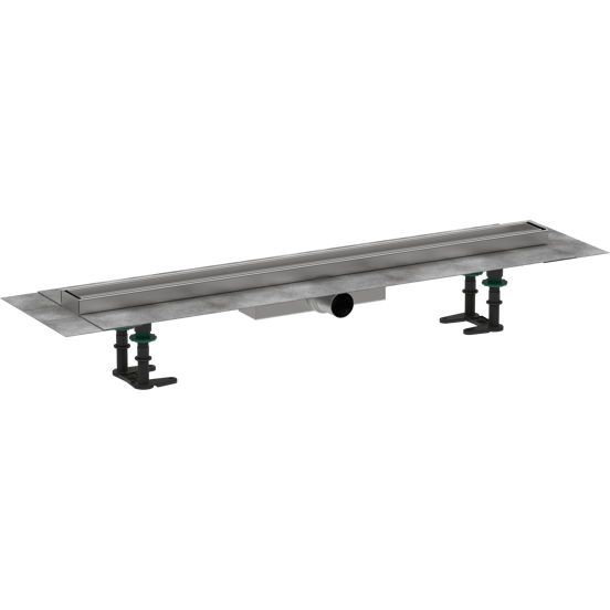 Hansgrohe RainDrain Compact douchegoot complete set 80cm RSV Look