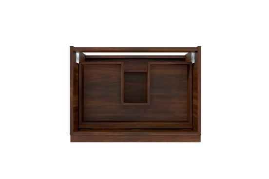 Balmani Forma meuble sous-vasque suspendu 75 x 55 cm noyer Américain 2 tiroirs