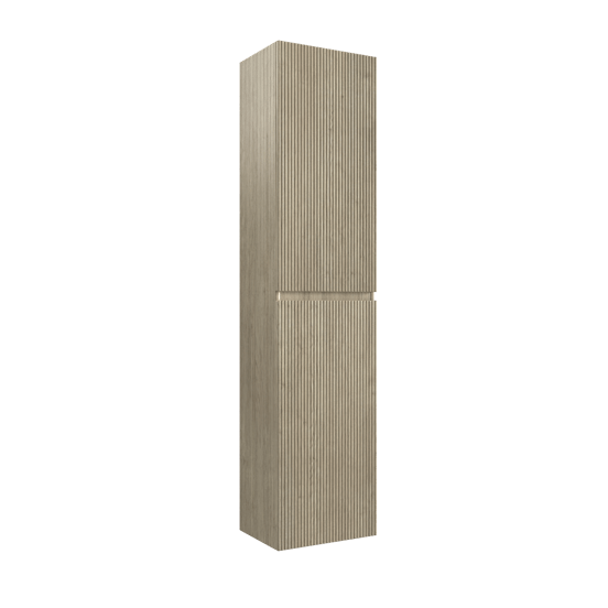 Storke Ribs colonne salle de bains suspendu chêne brut 40 x 30 x 170 cm